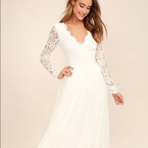 Awaken my love- Lulus wedding dress